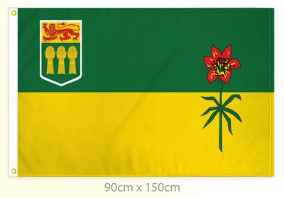 Saskatchewan flag large 36x60