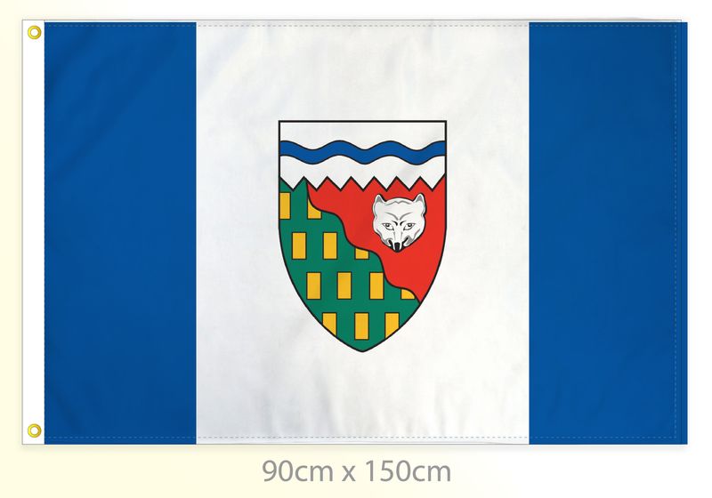 Northwest Territories flag large 36x60
