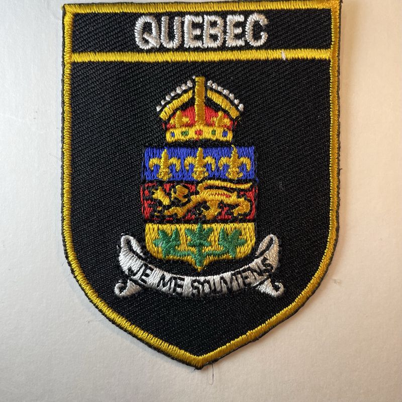 Coat of arms of Quebec patch