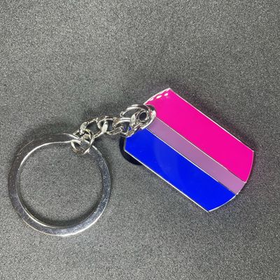Bisexual Pride Keychain