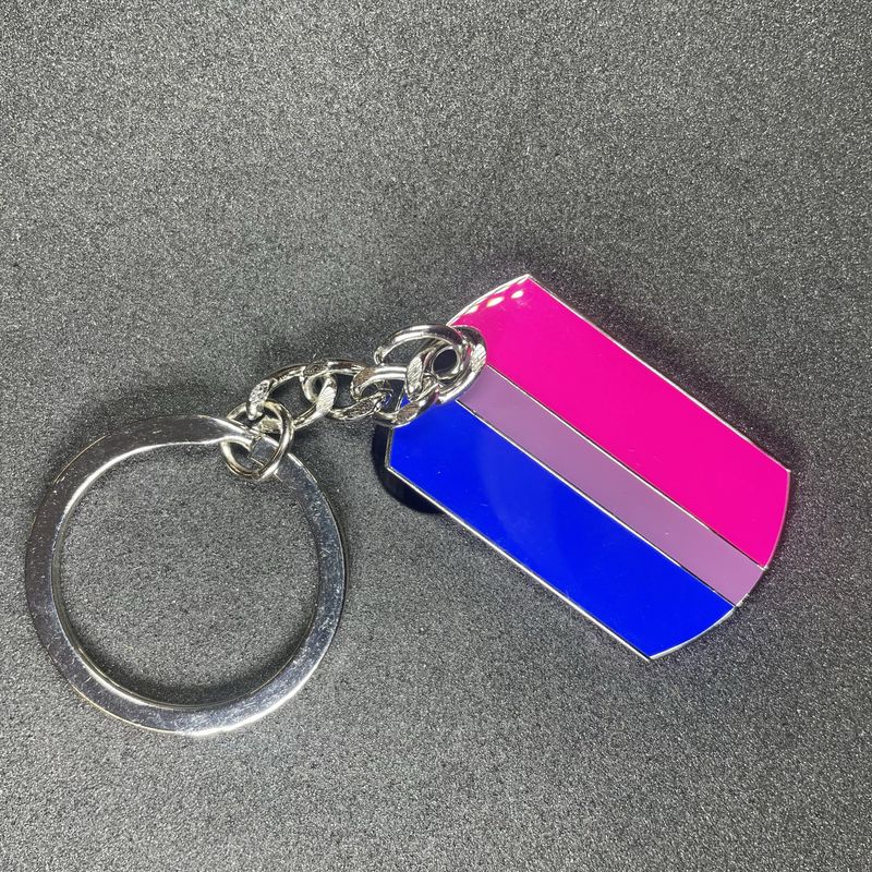 Bisexual Pride Keychain
