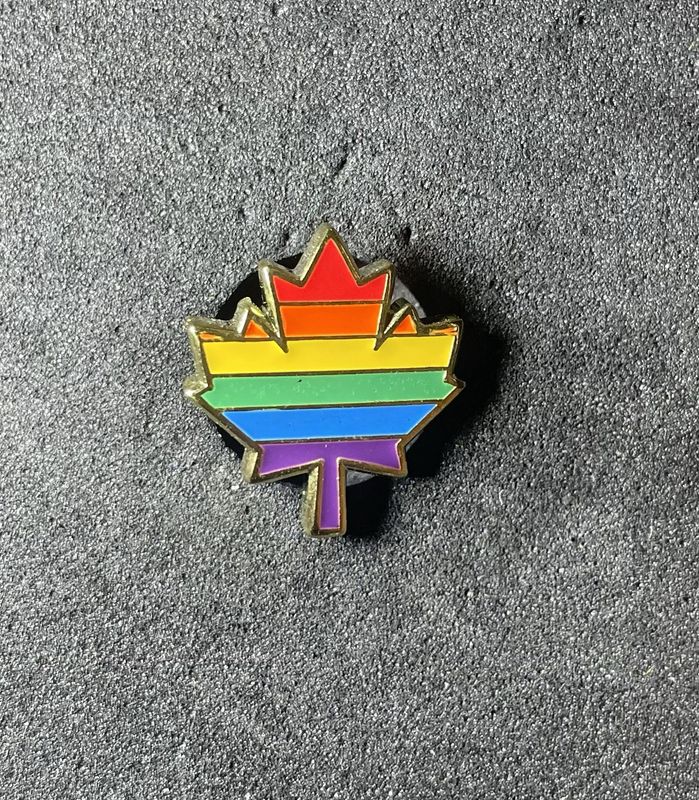 Maple Leaf Pride Pin