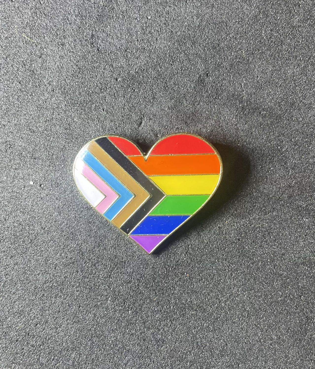 Inclusive Pride in Heart Pin