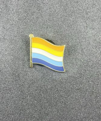 Aromantic-Asexual Pride Pin
