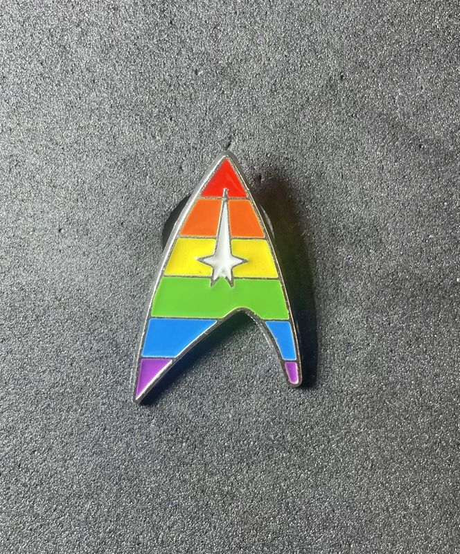 Rainbow Trek pin