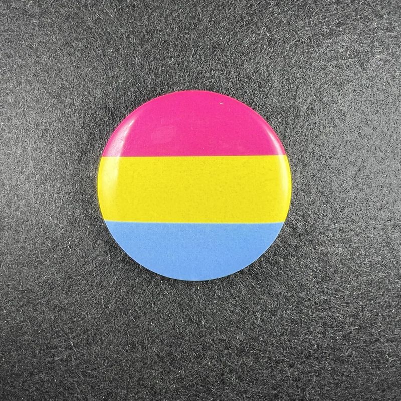 Pansexual Pride Round Macaroon