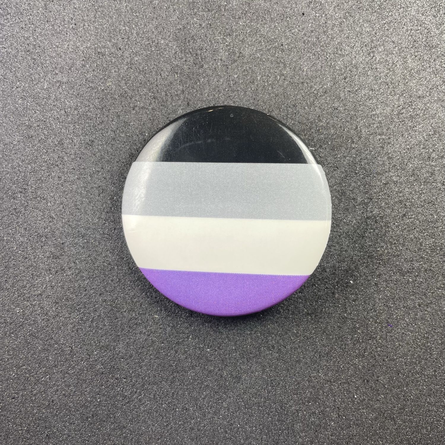 Round Asexual Pride Macaroon