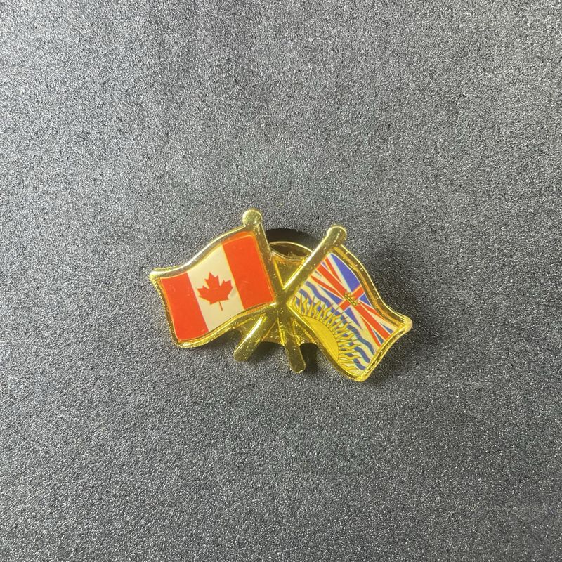 Canada/ British Columbia cross pin