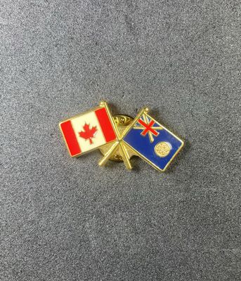 Canada/Cayman Islands cross pin