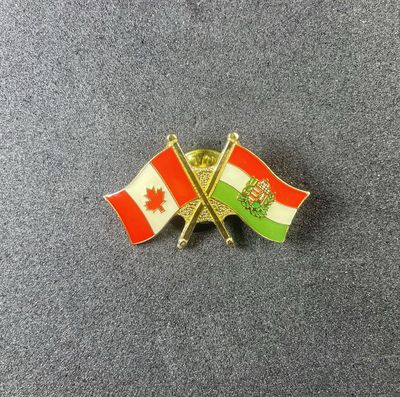 Canada/ Hungary cross pin