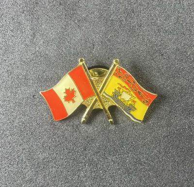 Canada/New Brunswick cross pin
