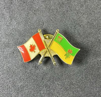 Canada/ Saskatchewan cross pin