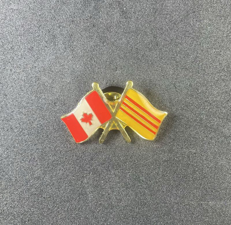 Canada/ South Vietnam cross pin