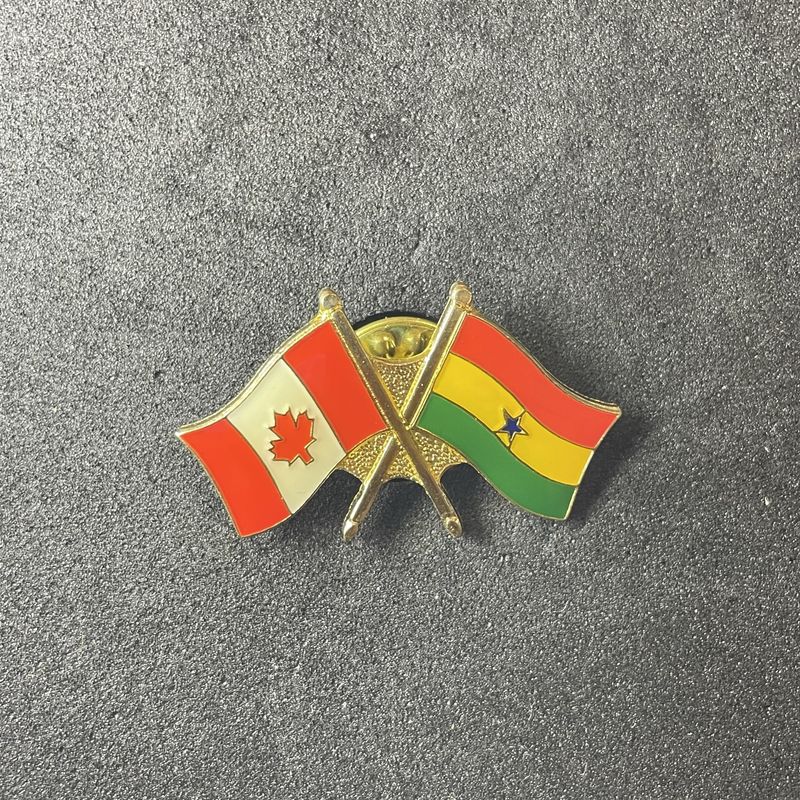 Canada/ Ghana cross pin