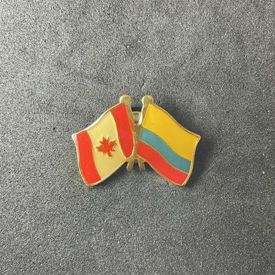 Canada/Colombia cross pin