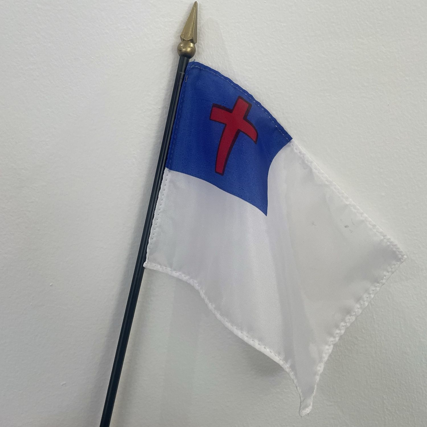 Vatican City Christian small standard flag 4x4