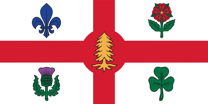 Montreal flag large 36x60
