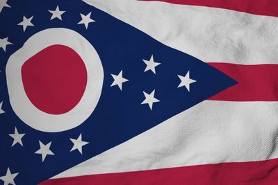 Ohio flag large 36x60