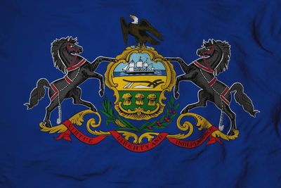 Pennsylvania flag large 36x60