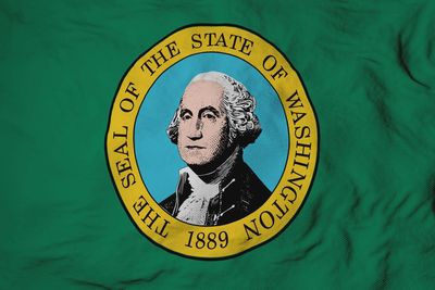 Washington flag large 36x60