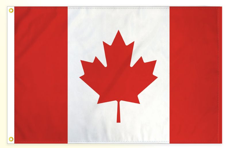 Canada flag medium 24x36