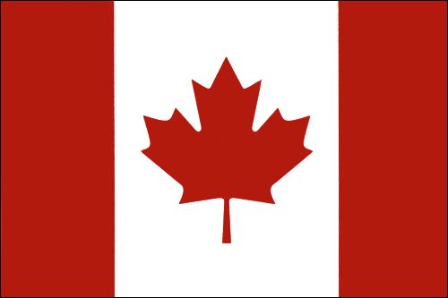 Canada small flag 6x10