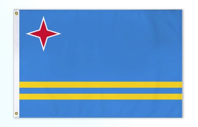 Aruba flag large 36x72