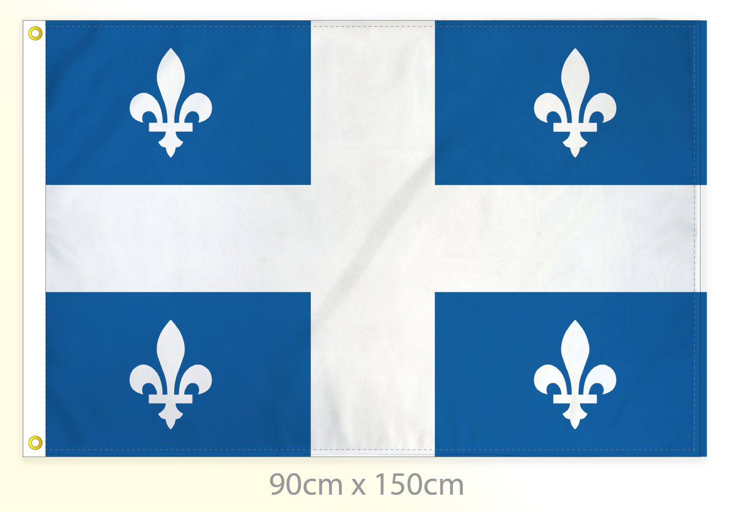 Quebec flag large 36x60