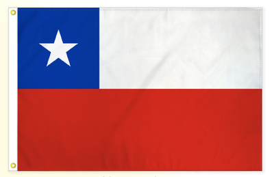 Chile flag large 36x60 S