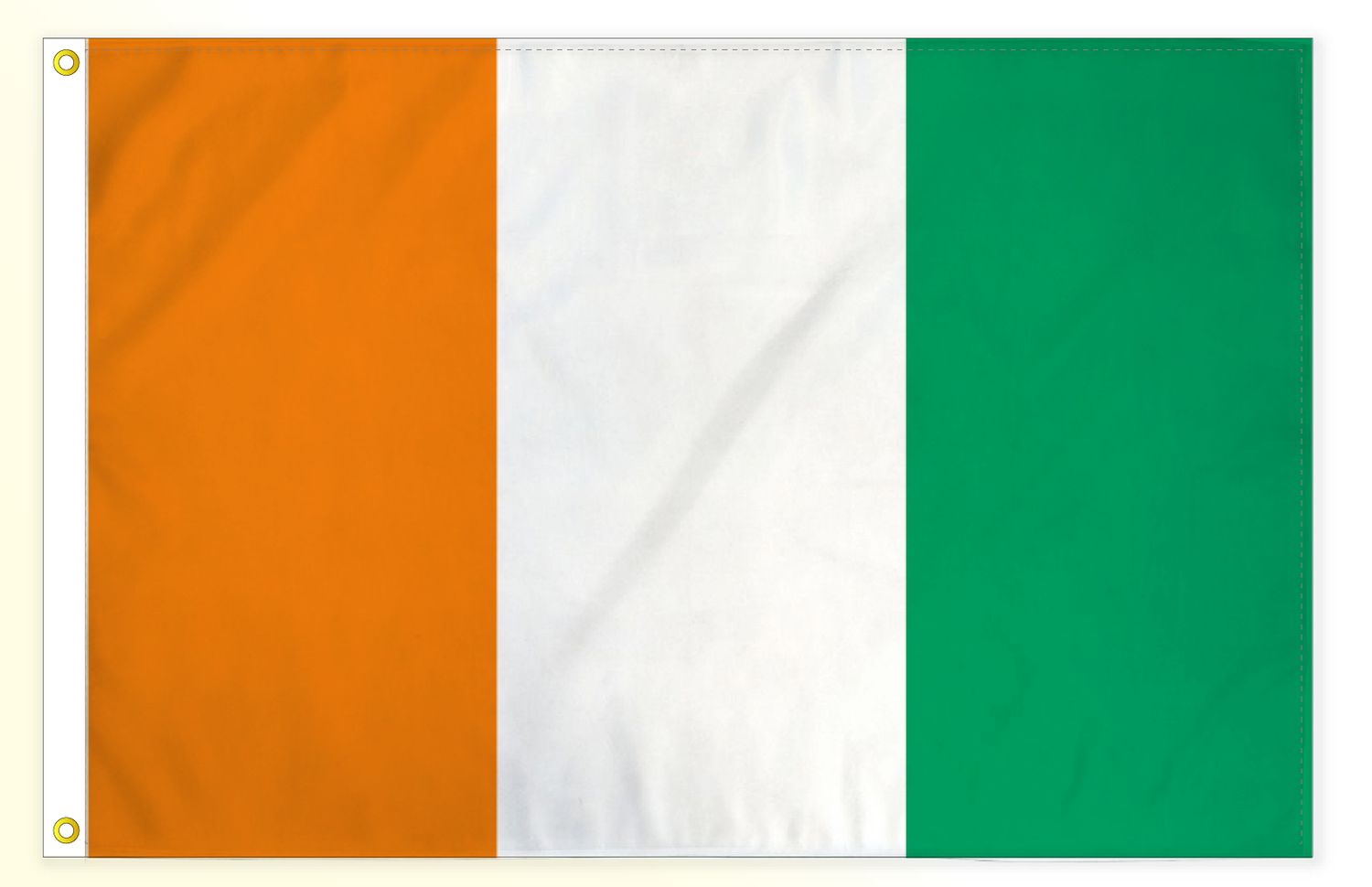 Ivory Coast flag large 36x72