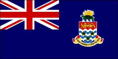 Cayman Islands small standard flag 4x6