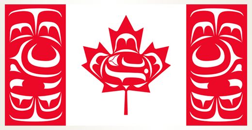 1st Nations Flag12x18