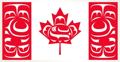 1st Nations Flag12x18