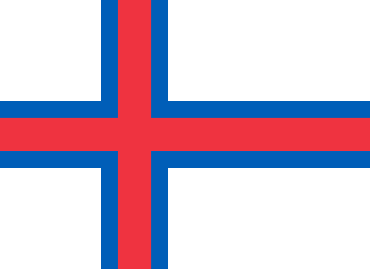 Faroe Islands flag large 36x72