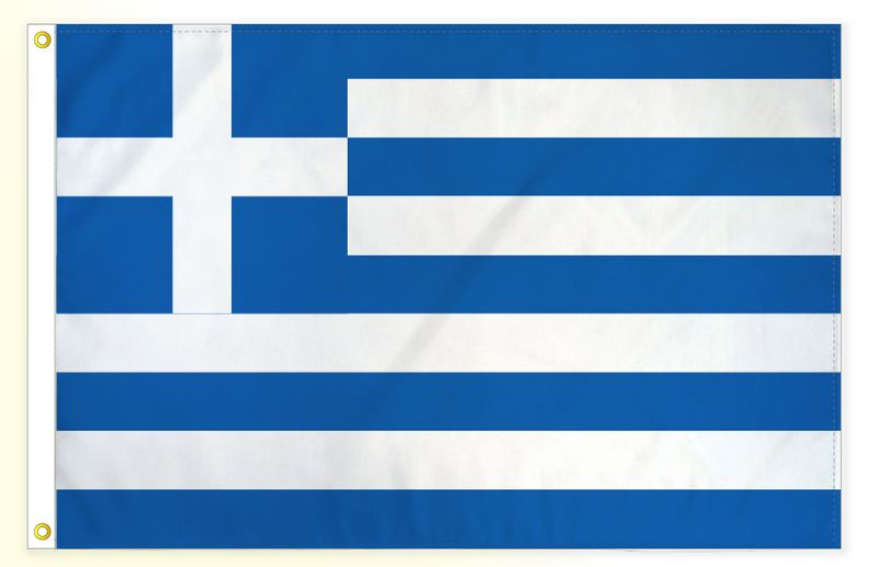 Greece flag medium 24x36