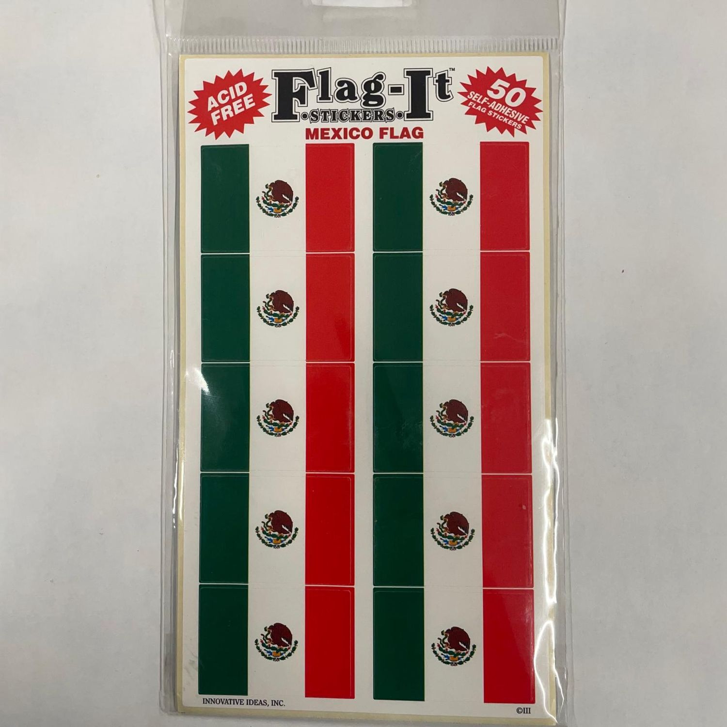 Set of 60 standard Mexico stickers