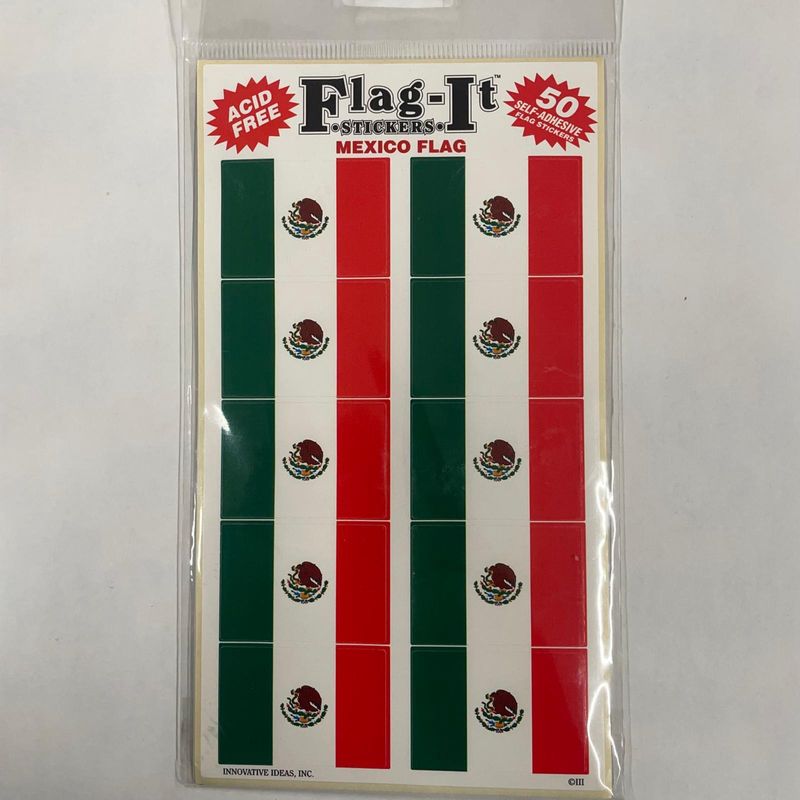 Set of 60 standard Mexico stickers