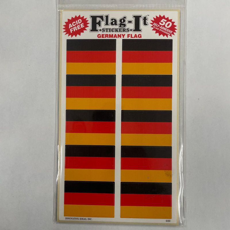 Set of 60 standard Germany stickers