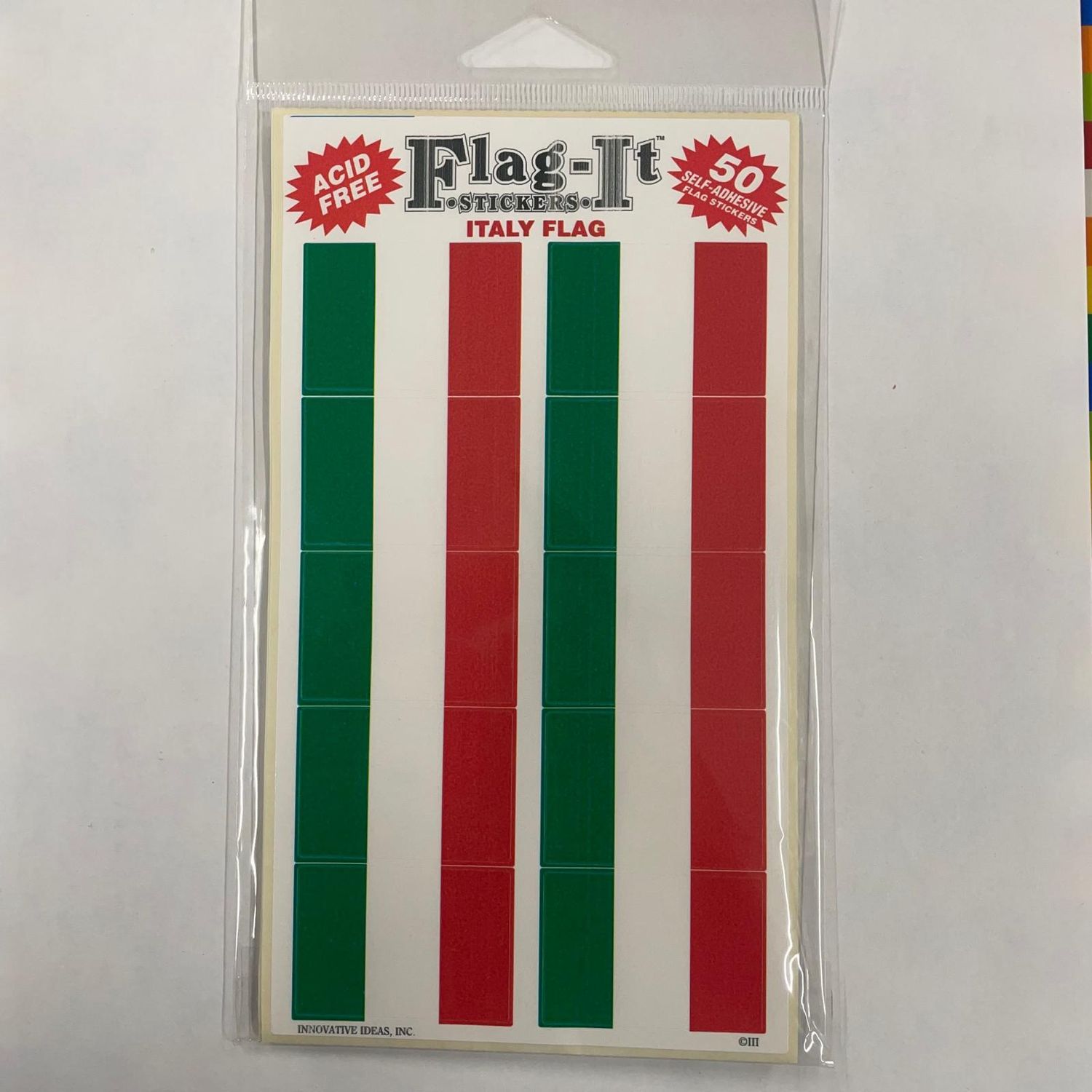 Set of 60 standard Italy stickers