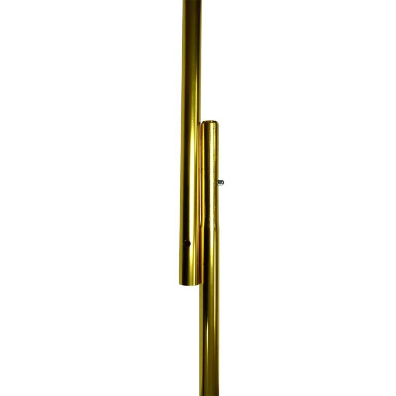 Gold aluminum pole 8x1