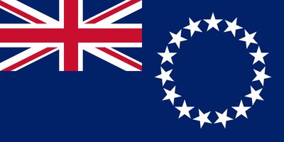 Cook Islands flag large 36x72
