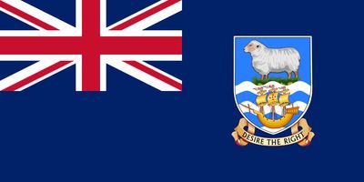 Falkland Islands (Falkland Islands) small standard flag 4x6