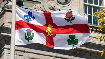Drapeaux de Montréal en Nylon (qualité extérieur)