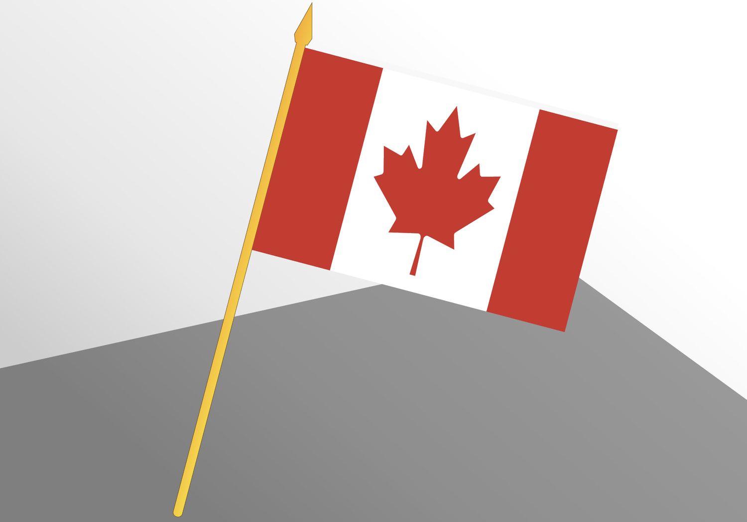 Canada small economical flag 4x6