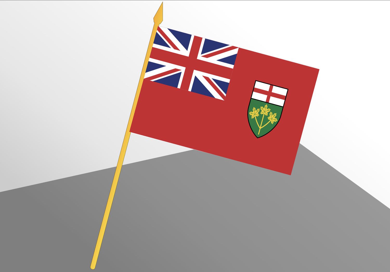 Ontario Small Economy Flag 4x6
