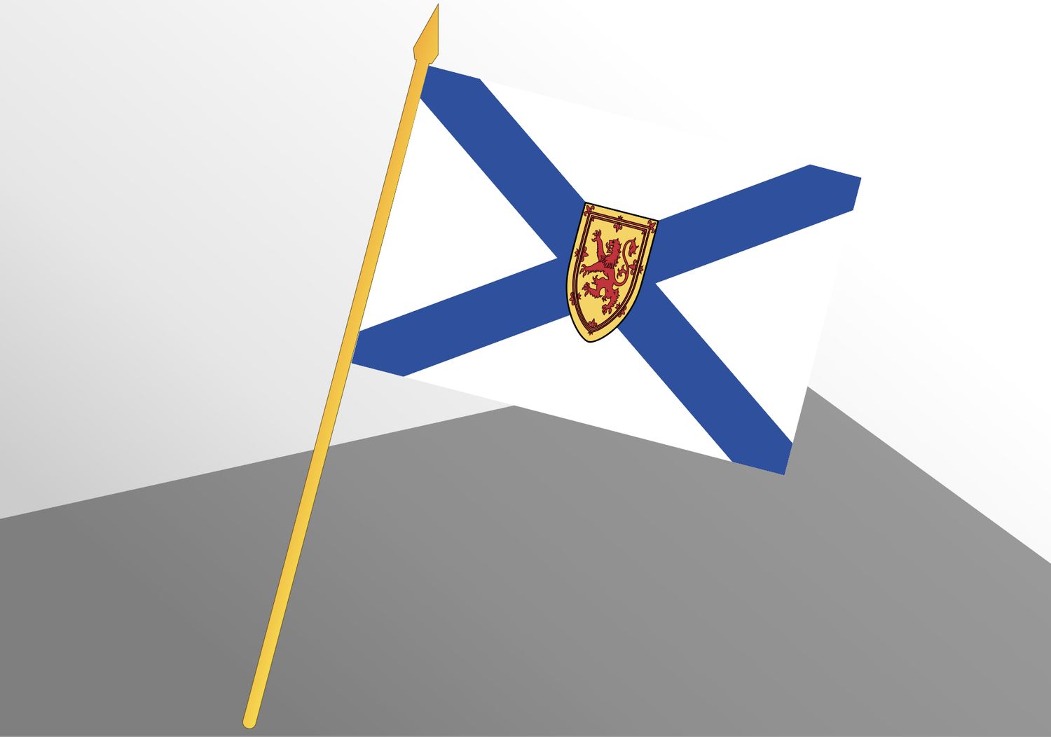 Nova Scotia Small Economy Flag 4x6
