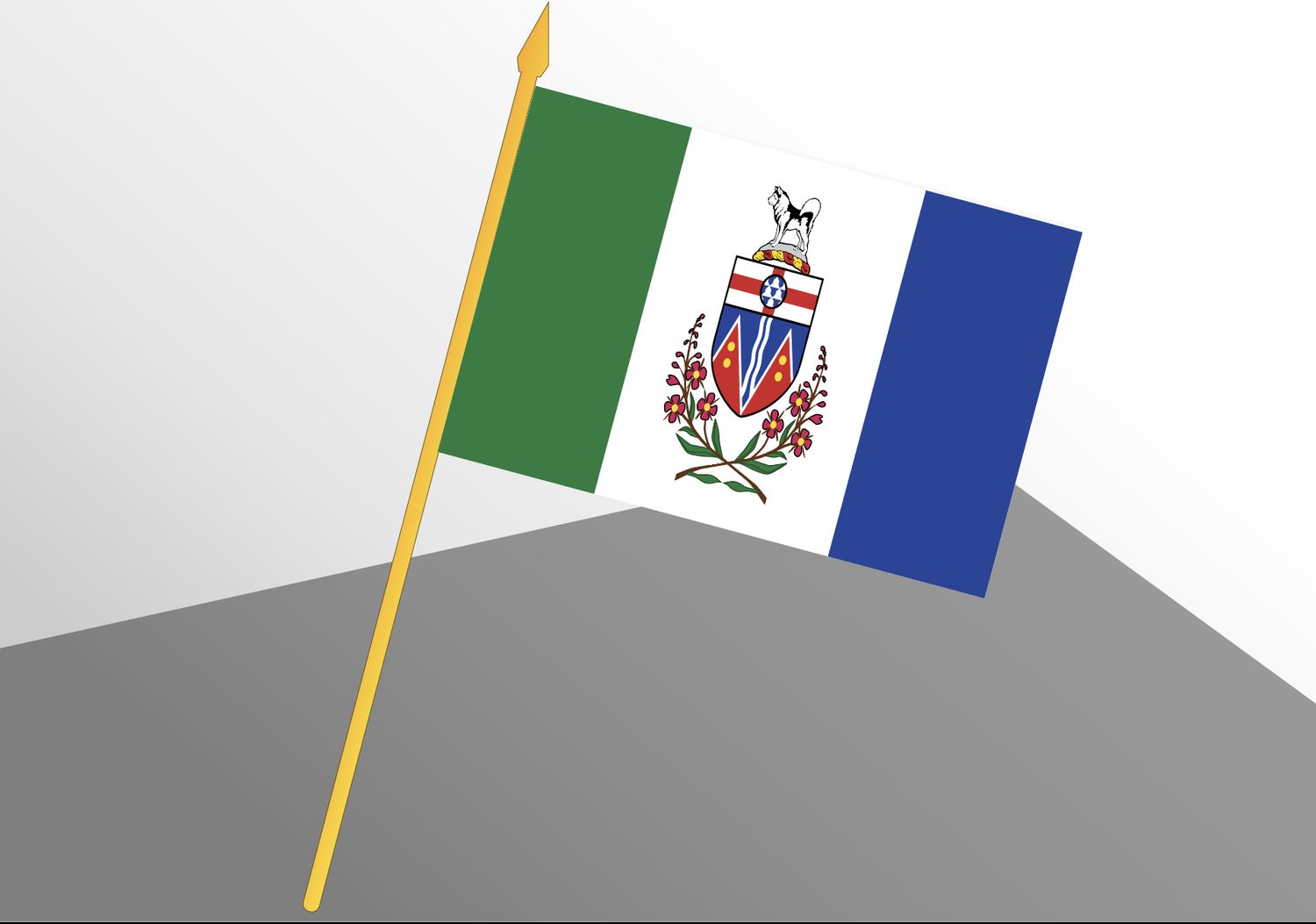 Yukon small economical flag 4x6