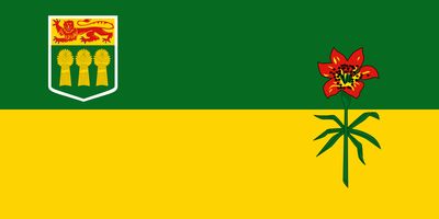 Saskatchewan small flag 6x10