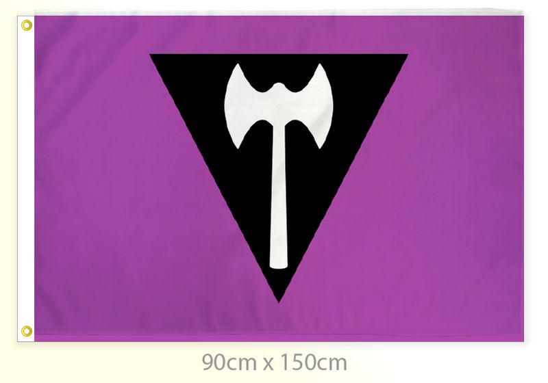 Lesbian Pride Axis Flag Large 36x60