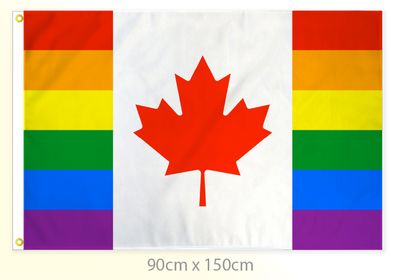 Pride Canada flag large 36x60
